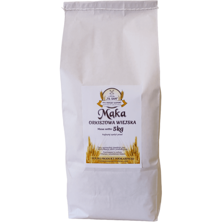 Mąka Orkiszowa Wiejska 5kg